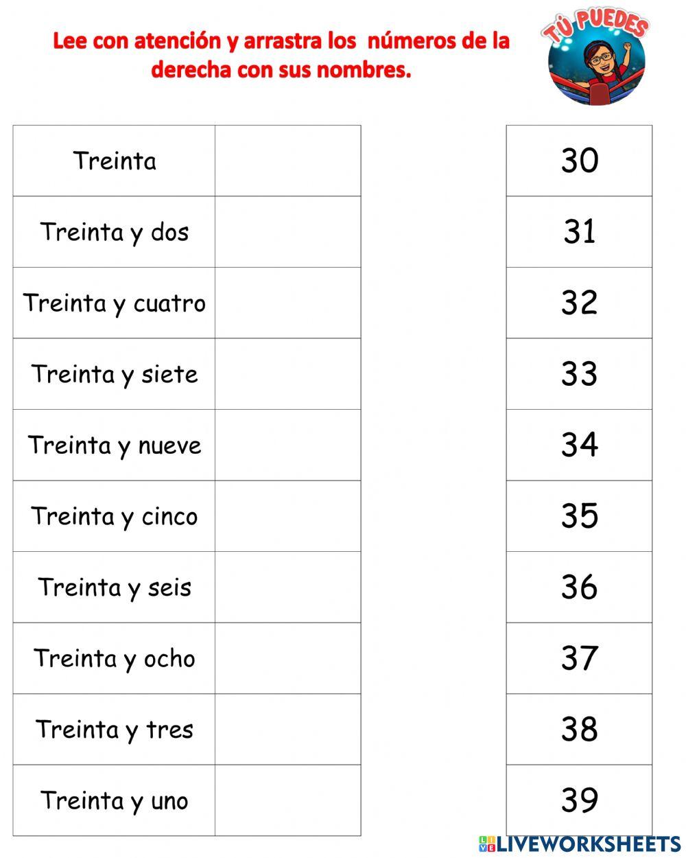 1857643 | Números (30-39) | Ana Silvia Hernández