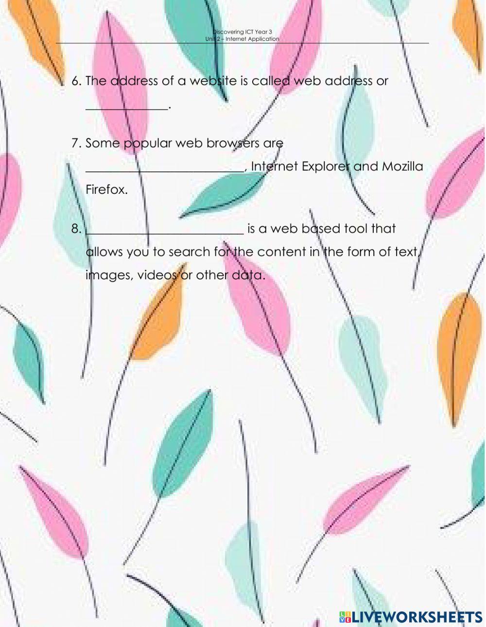 Explore the Internet