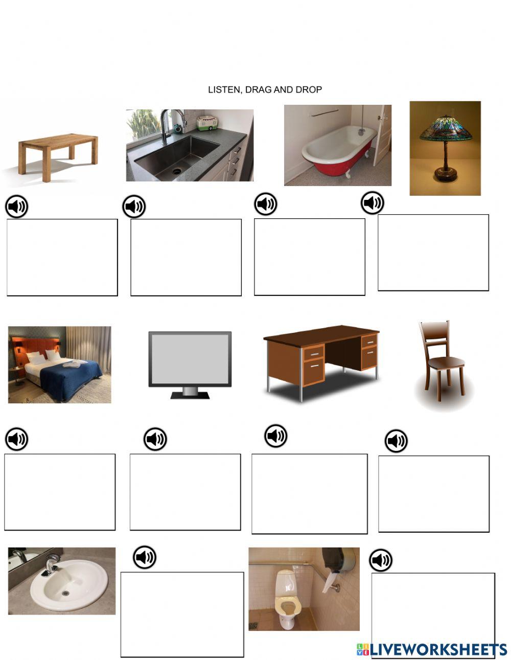 Les pièces de la maison