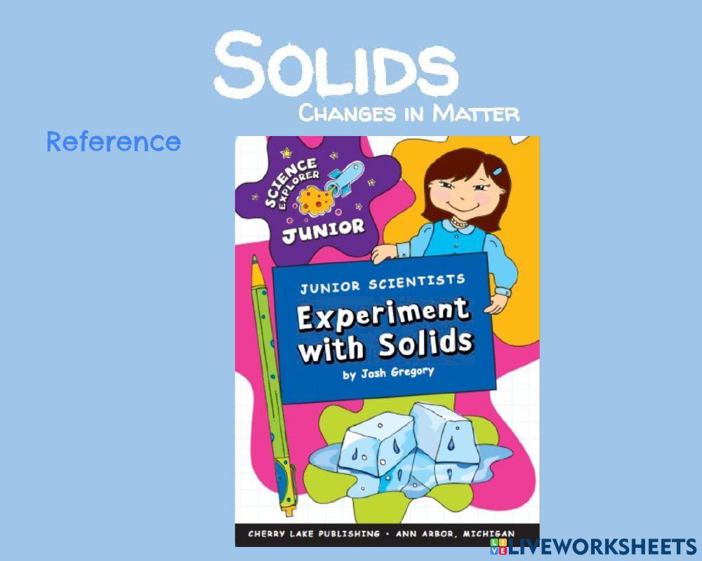 States of Matter - Solids