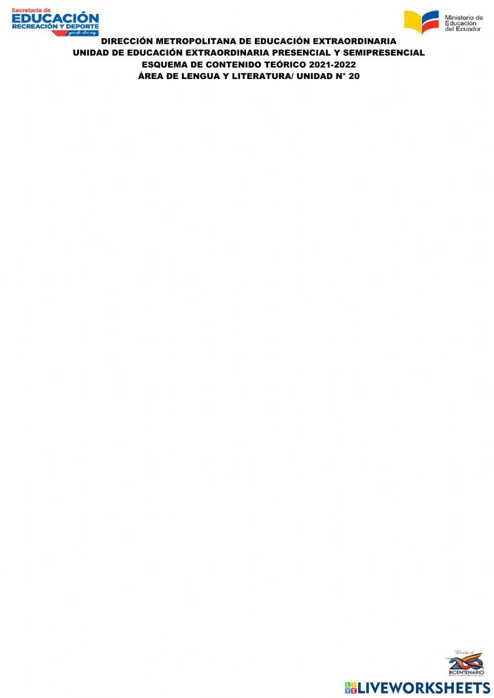 20 la crónica y carta al lector