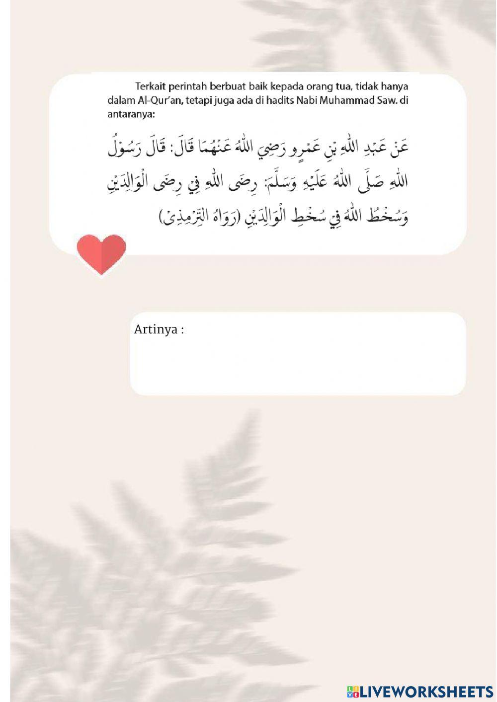 Hormat dan Patuh Pada Orang tua dan Guru