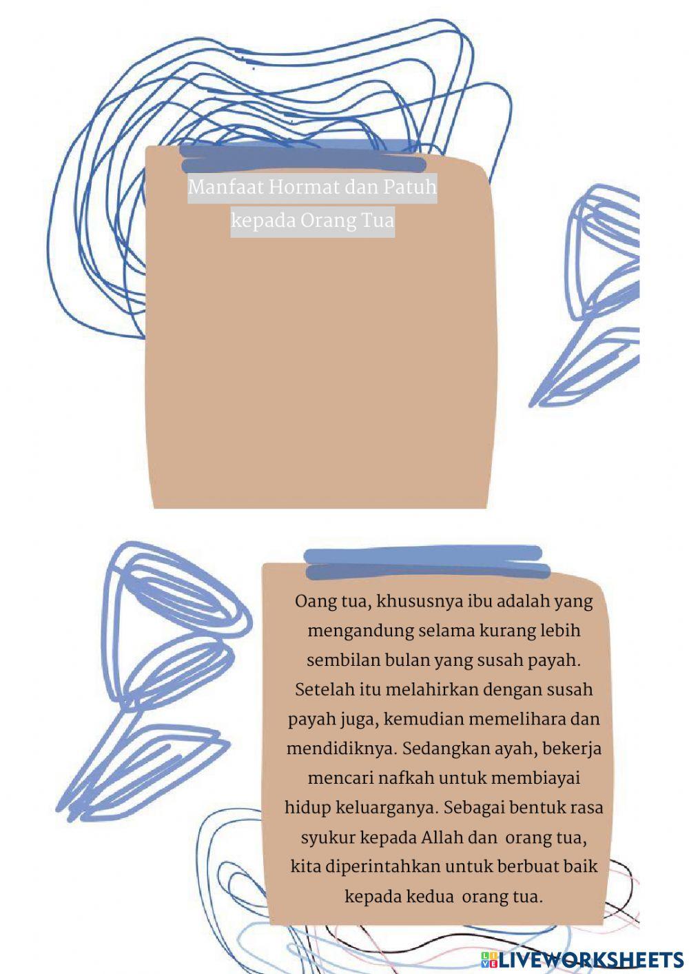 Hormat dan Patuh Pada Orang tua dan Guru