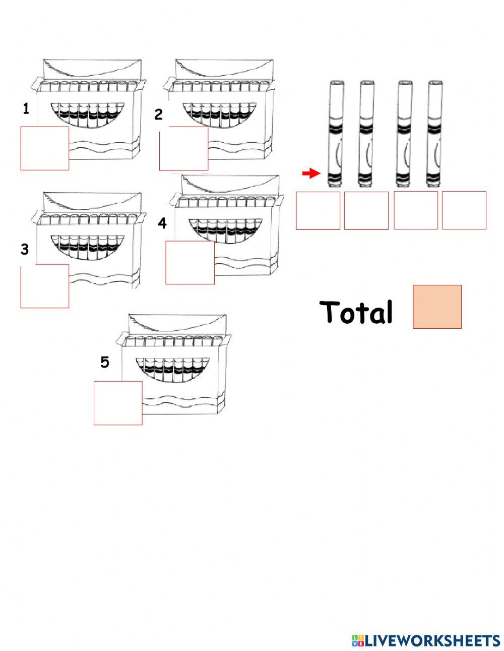 Counitng by 10's and 1's