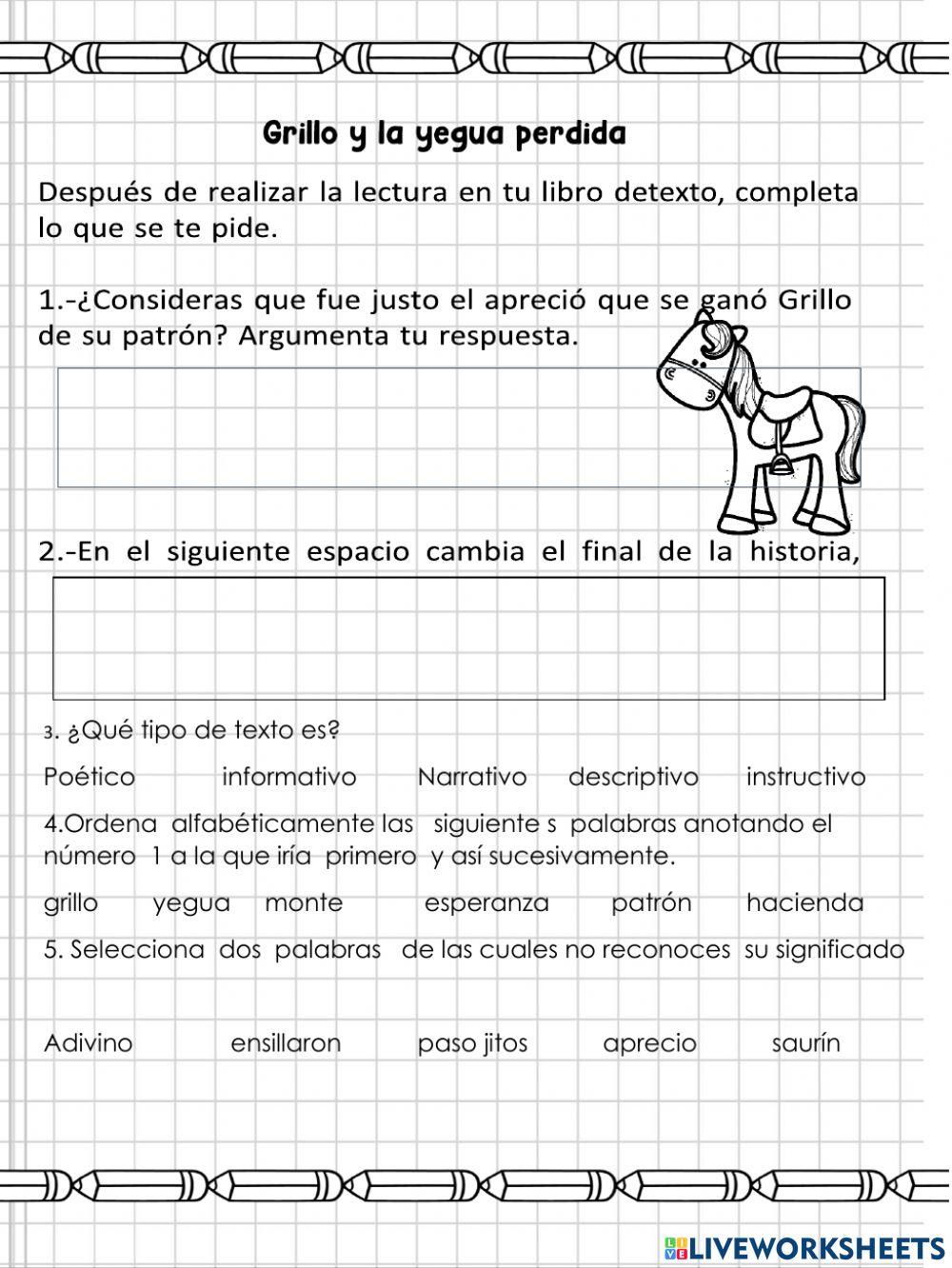 Lectura  de comprensión