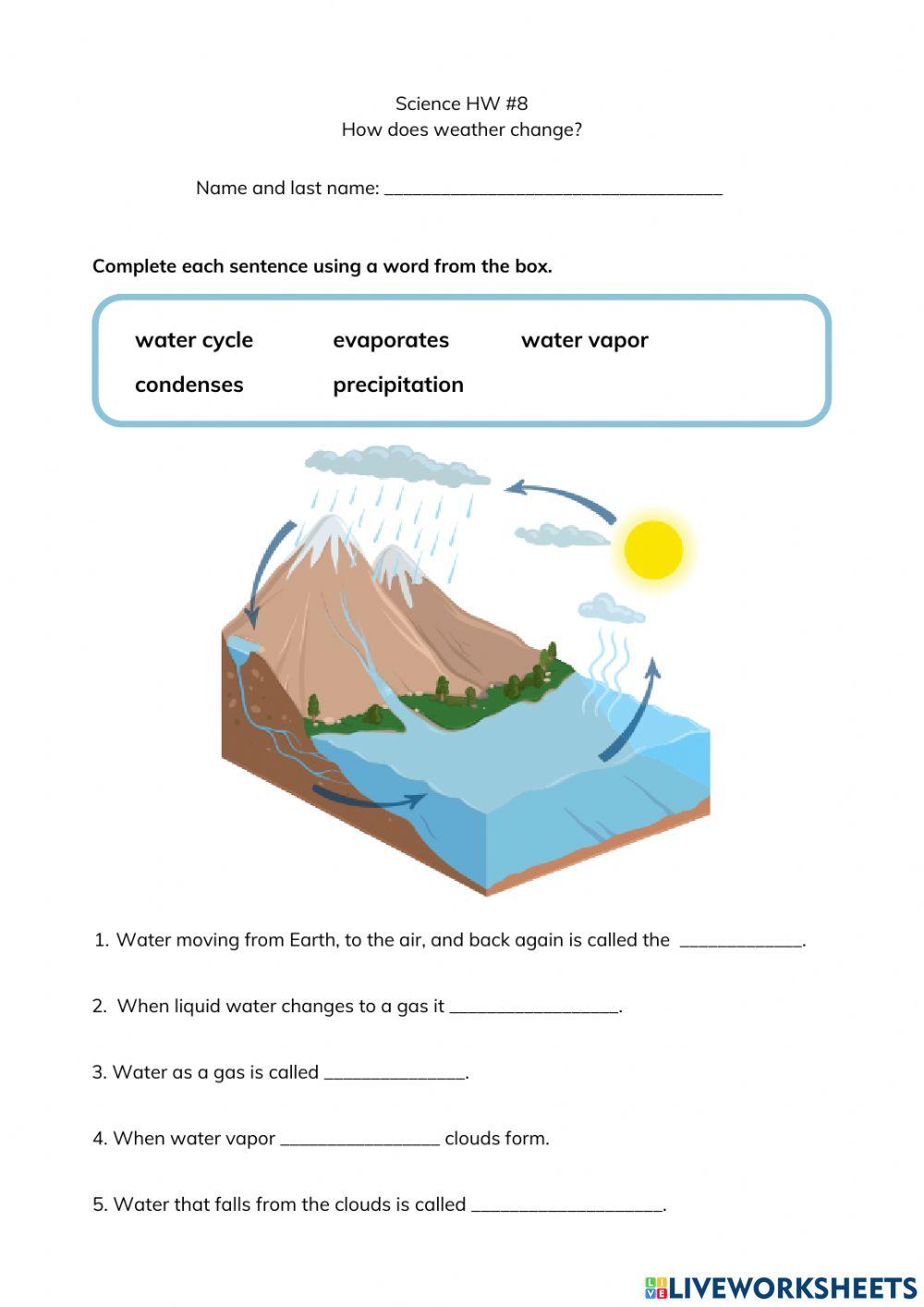How does weather change?