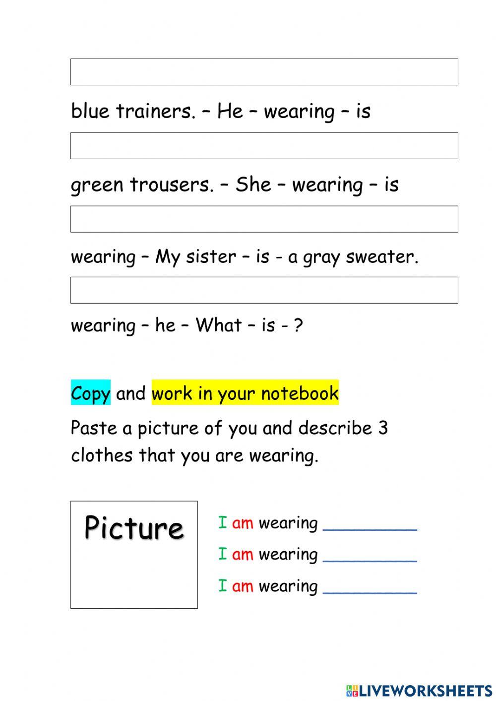 What are you wearing?