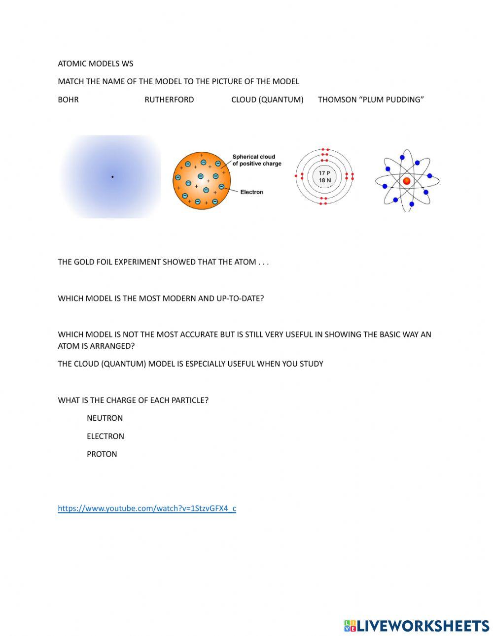 Atomic Models for video