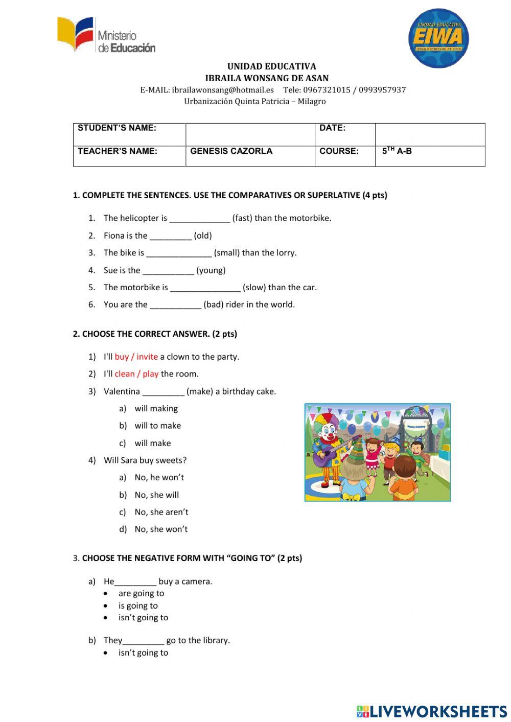 Quinto- Aporte III parcial