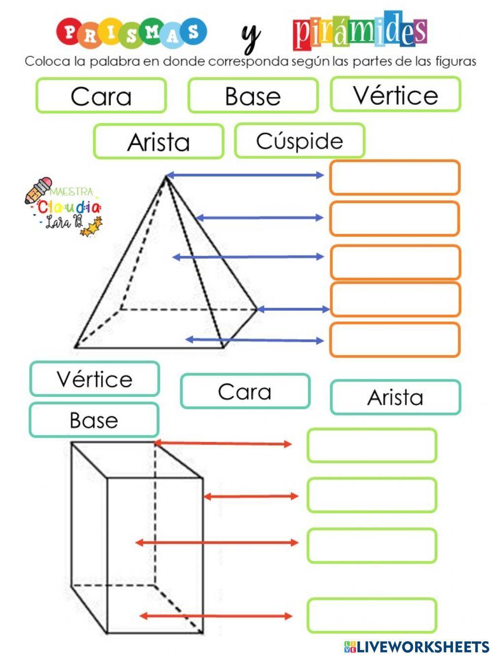 Prismas y pirámides