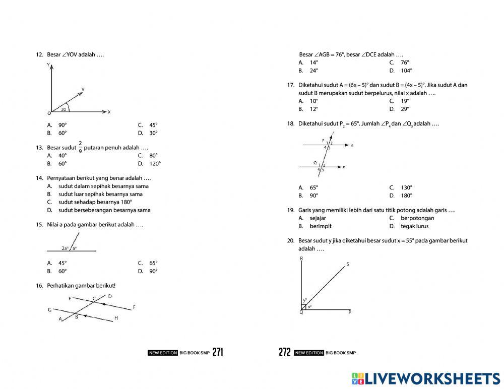 Bab 12 garis dan sudut