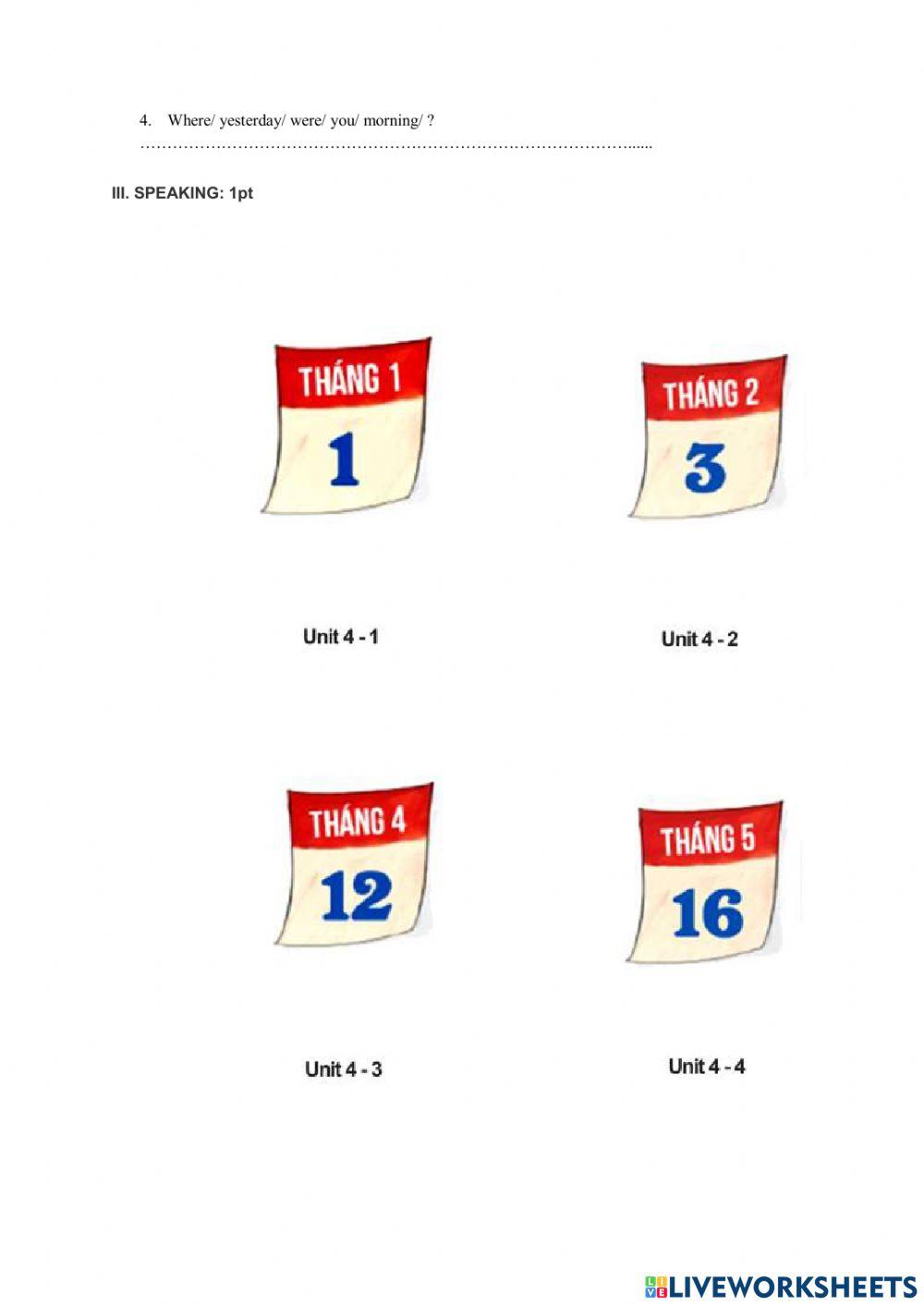 Grade 4 skill testing