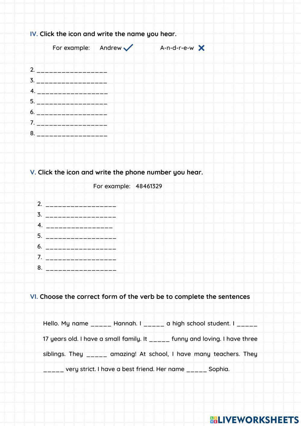 Unit 1 Intro Practice