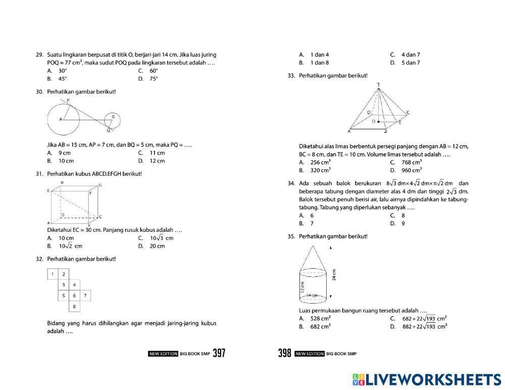 Latihan matematika evaluasi 2 persiapan un-us