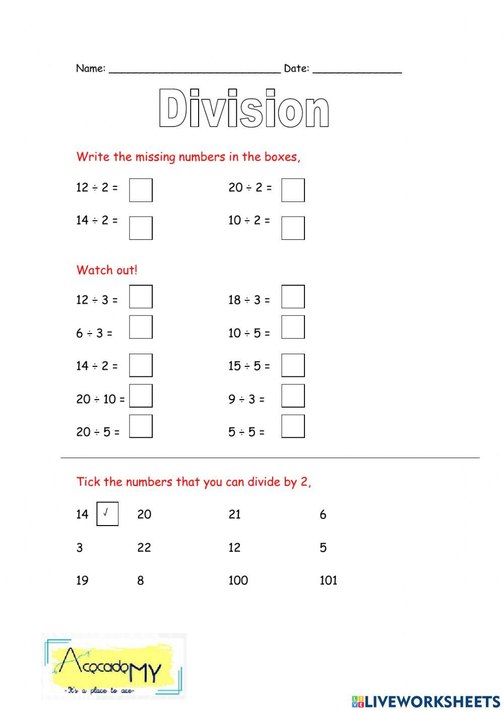 1858928 Division 2 Yakub Susanto LiveWorksheets 1858928 Division 2 Yakub Susanto LiveWorksheets