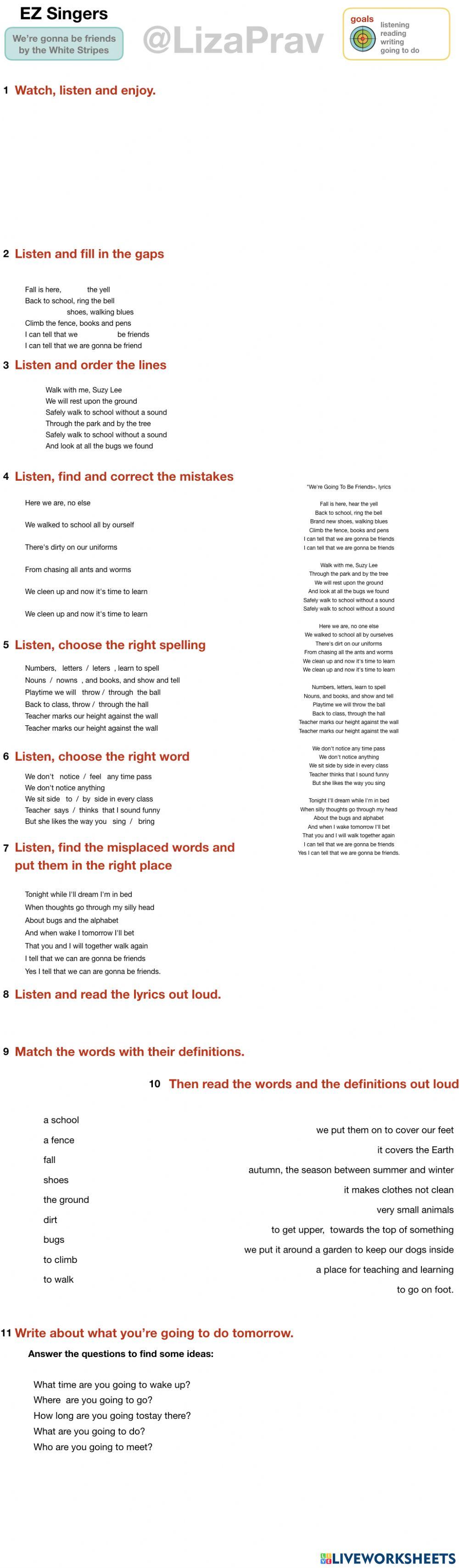 We're gonna be friends