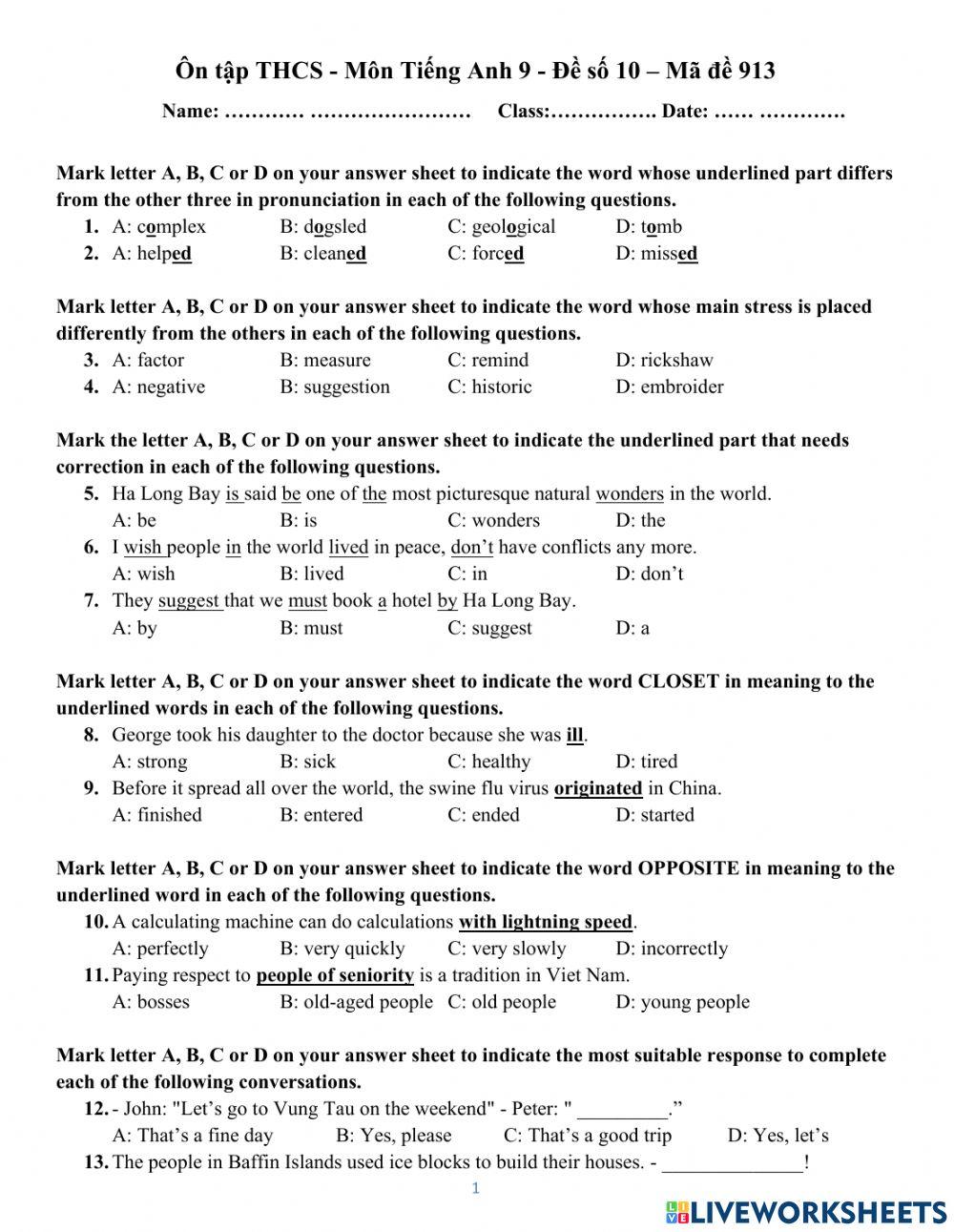 E9 - Đề Web Sở số 10