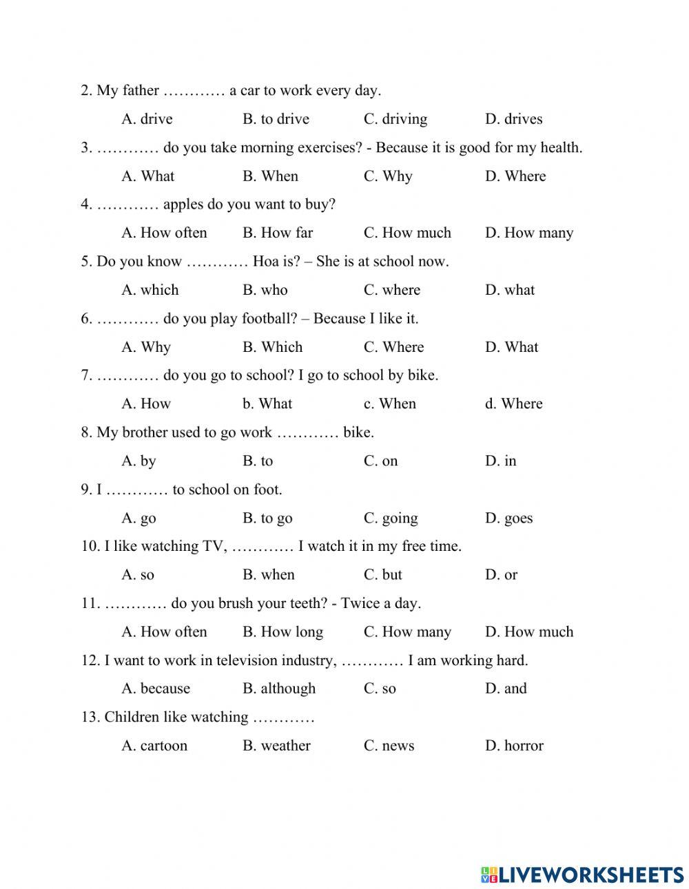 Review Unit 7 - Television