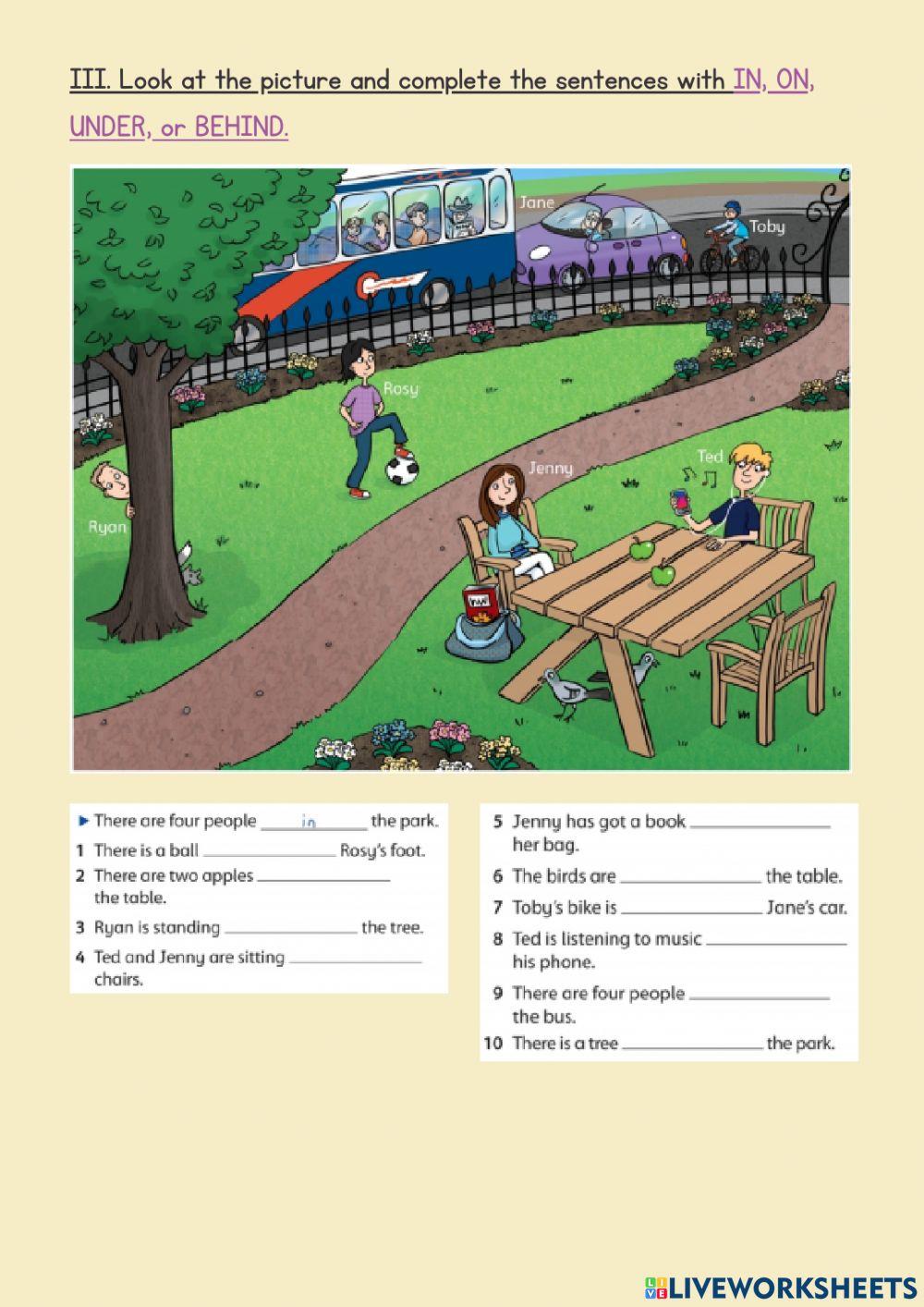 Get ready for starters u1 l3 online exercise for live worksheets