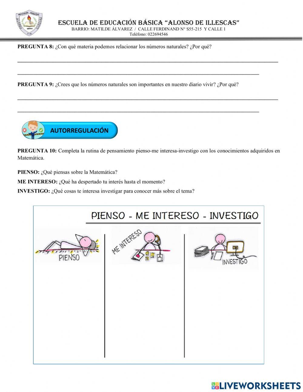 Evaluación Quimestral