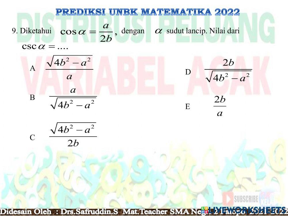 Lkpd utbk mat saintek