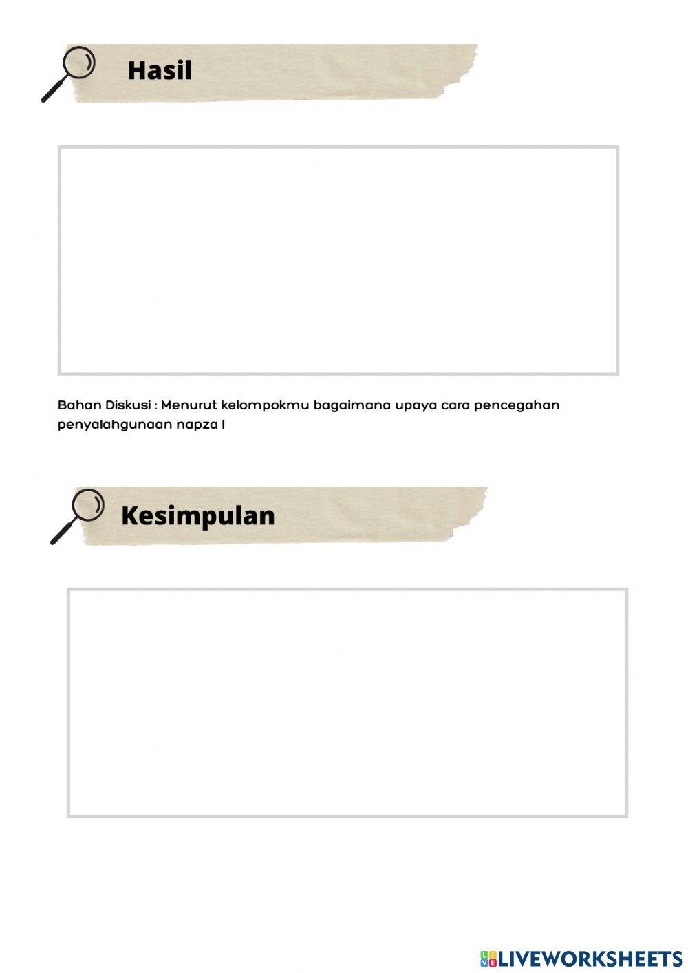 E-LKPD Dampak Napza (DARING)