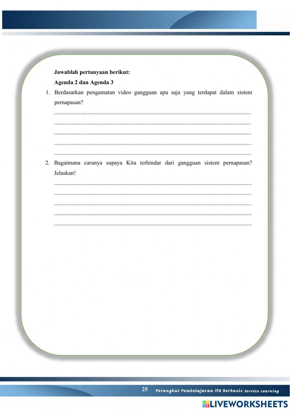 Lkpd 3 gangguan pernapasan manusia