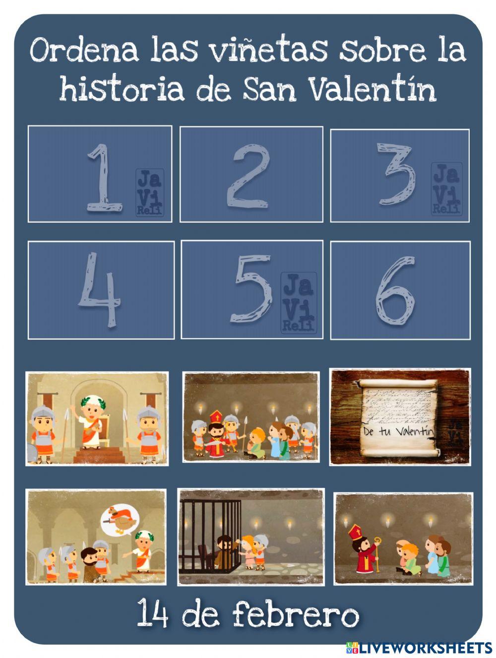 SAN VALENTÍN EN VIÑETAS