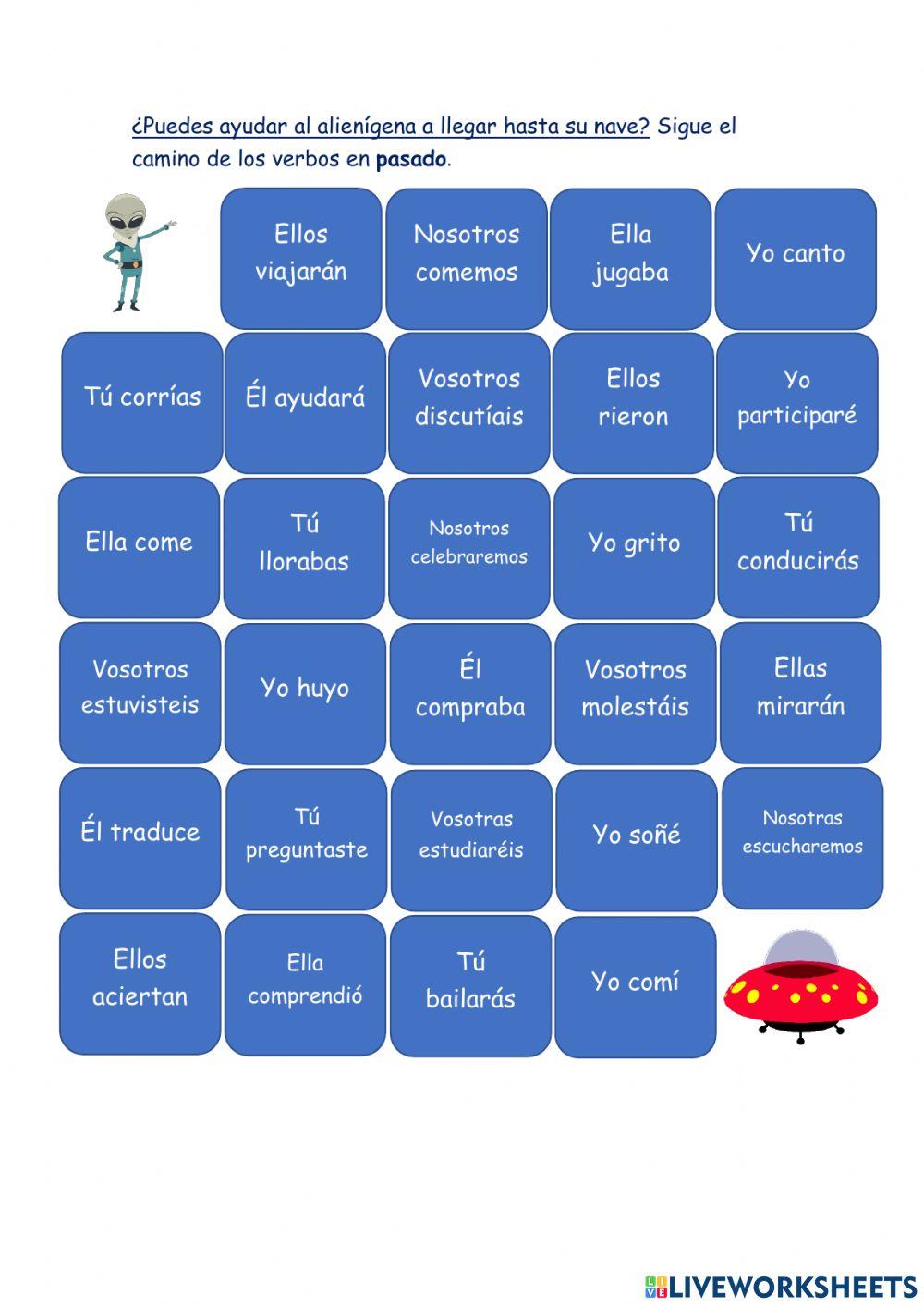 Tiempos verbales: el pasado