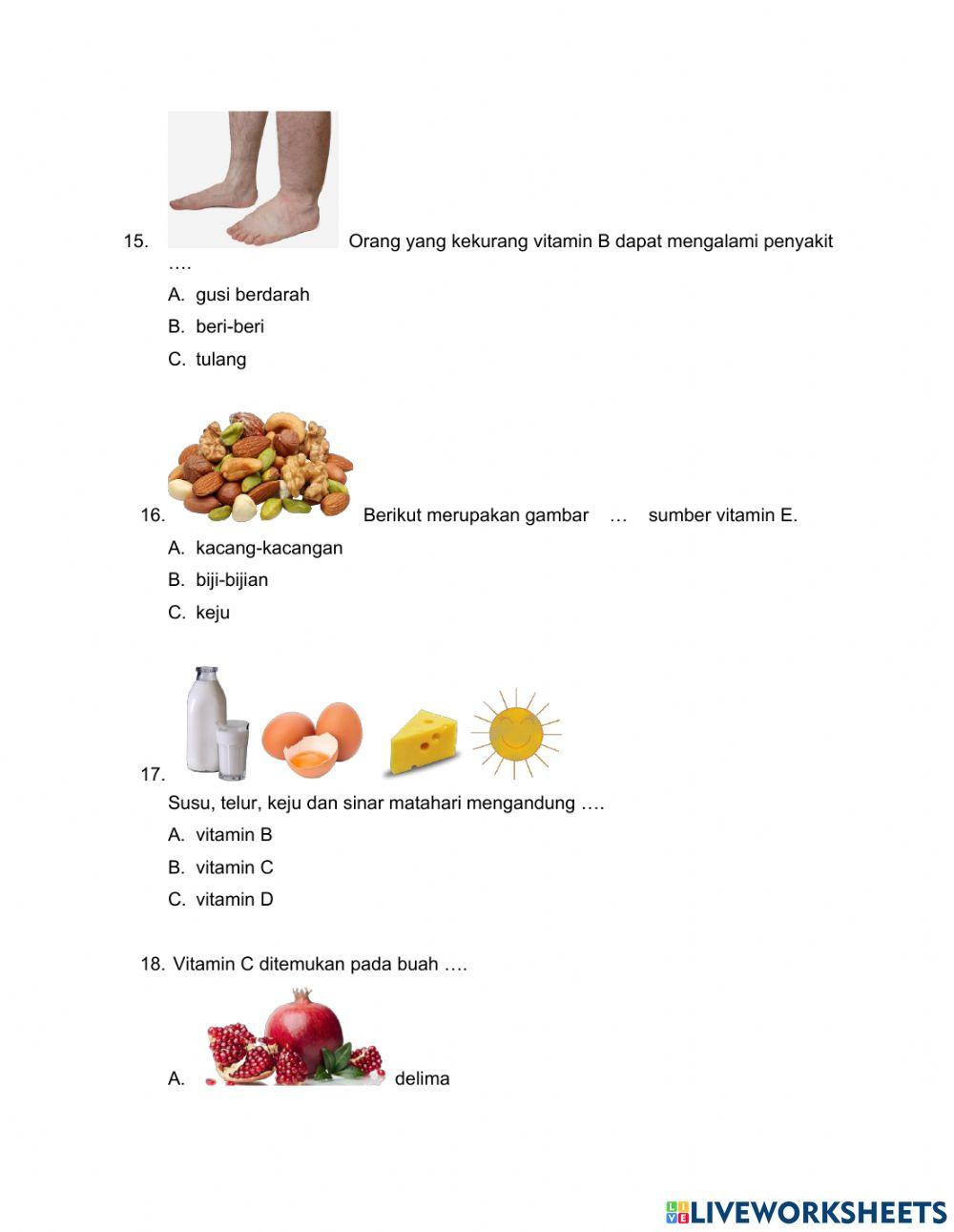 Latihan Ulangan IPA 1 (Perseptif1, Bacaan2)