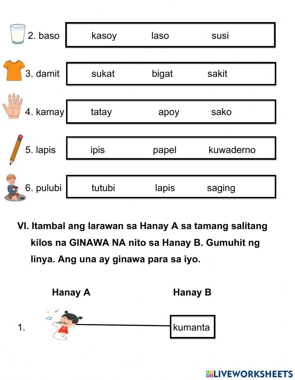 3rd Qtr. Exams in Wika I