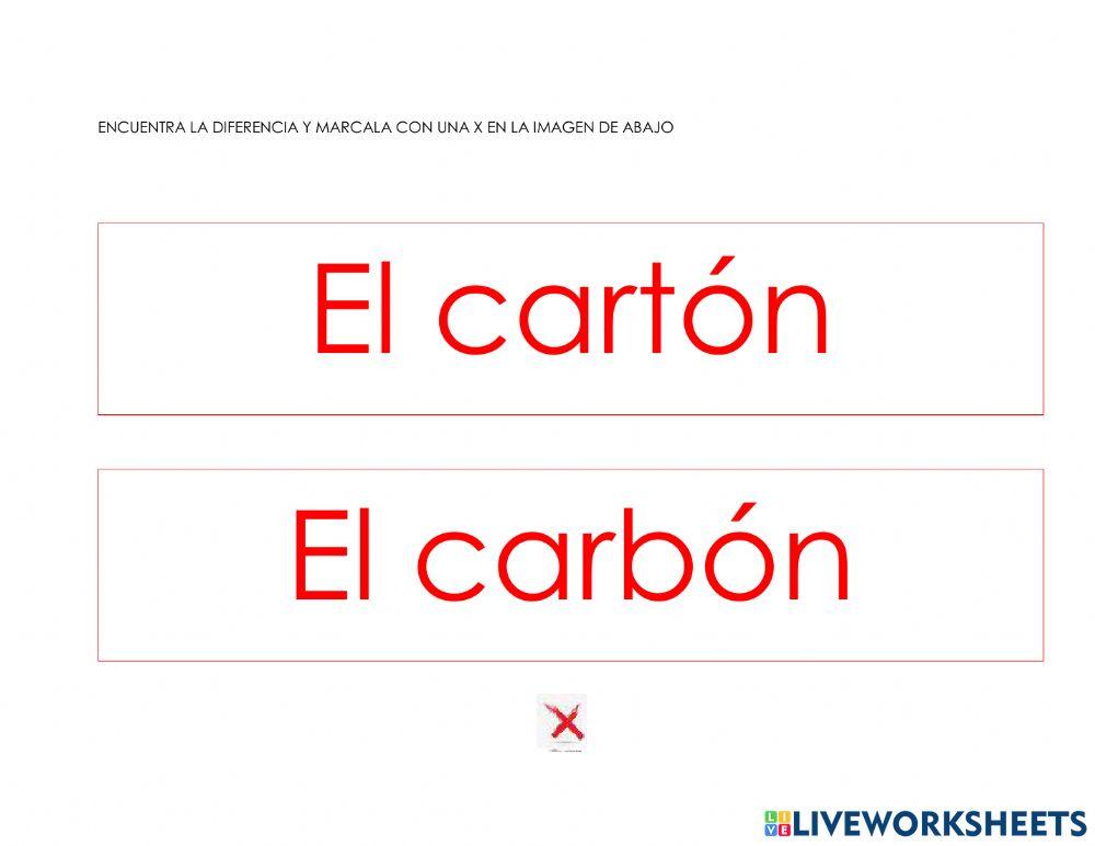 Encuentra diferencias en texto