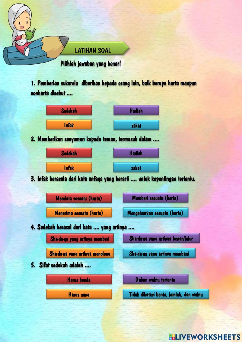 Ayo, Berinfak dan Bersedekah