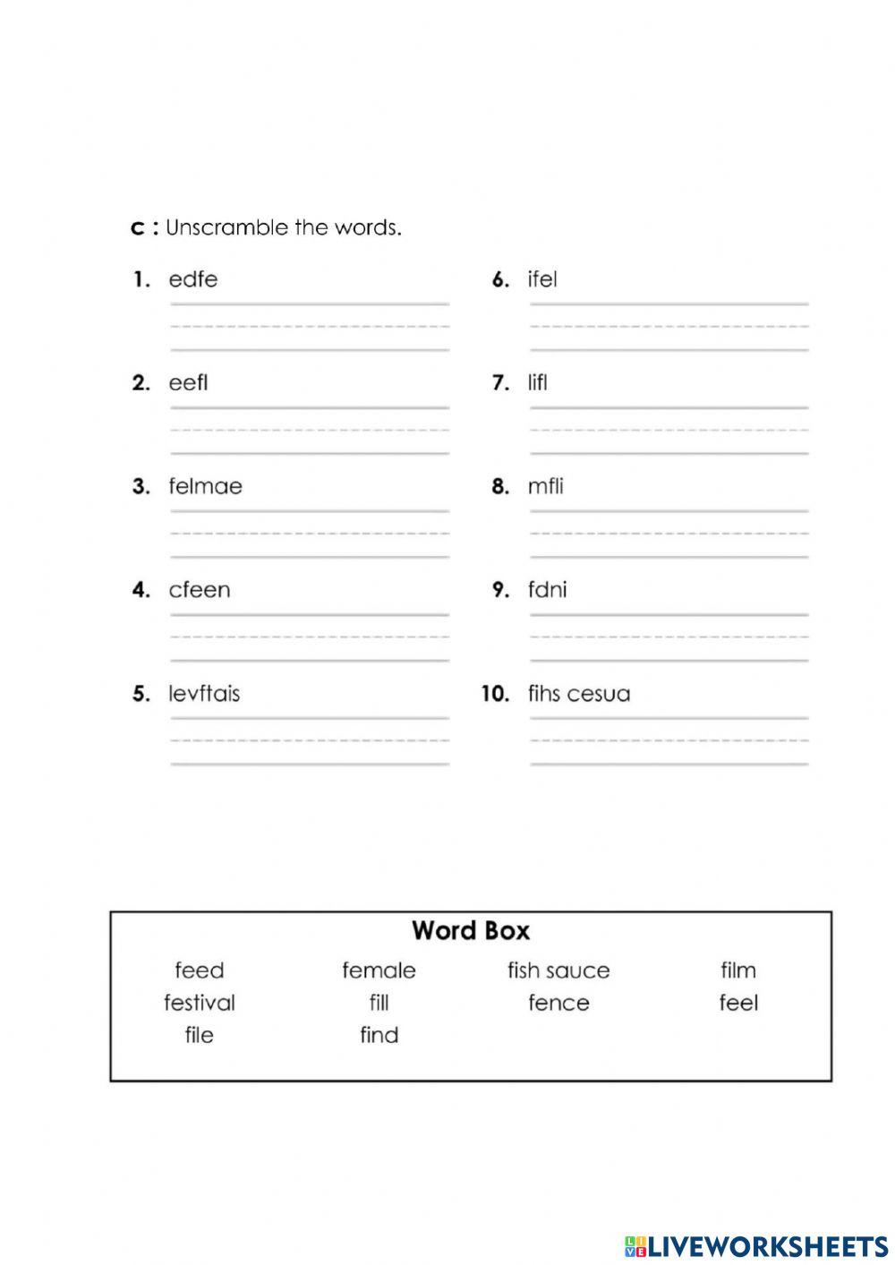 Worksheet online exercise for Grade 4 | Live Worksheets