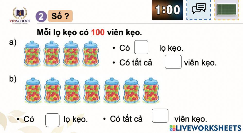 BT Toán tiết 2 - Tuần 24