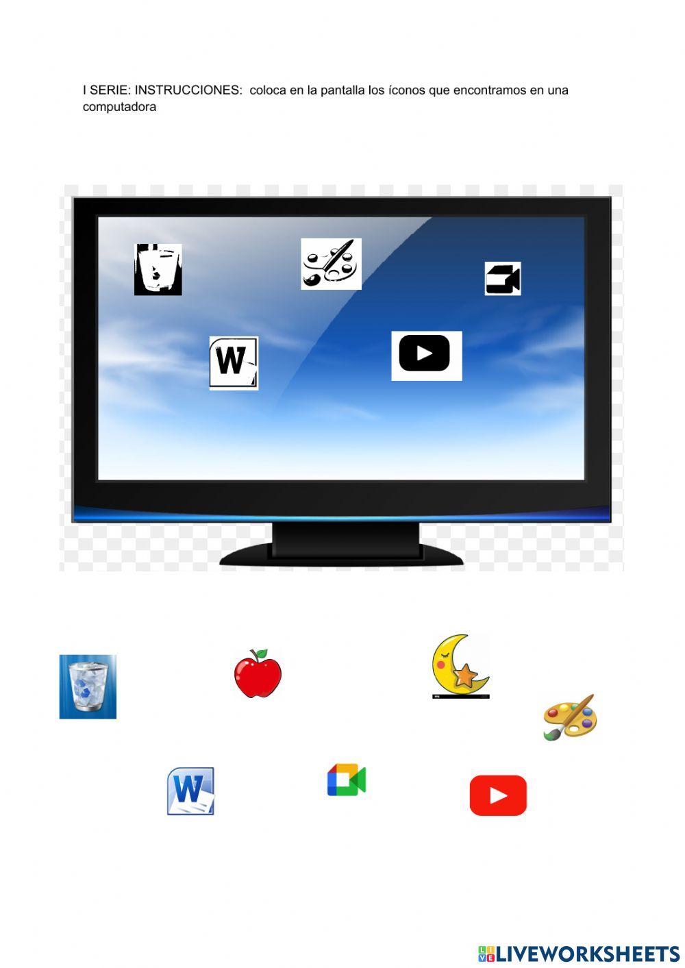 ÍCONOS DE LA COMPUTADORA