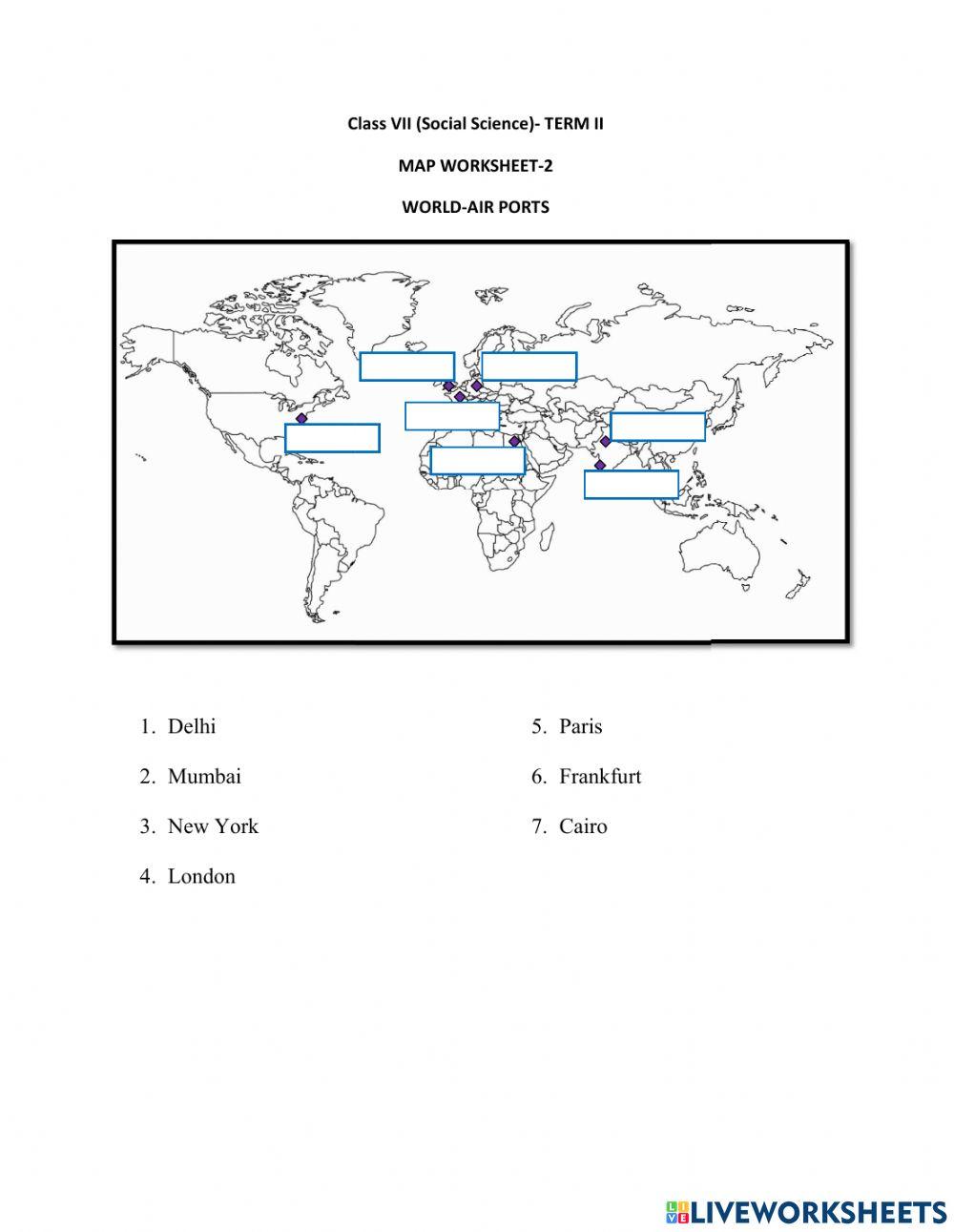 Major Air Ports of the World