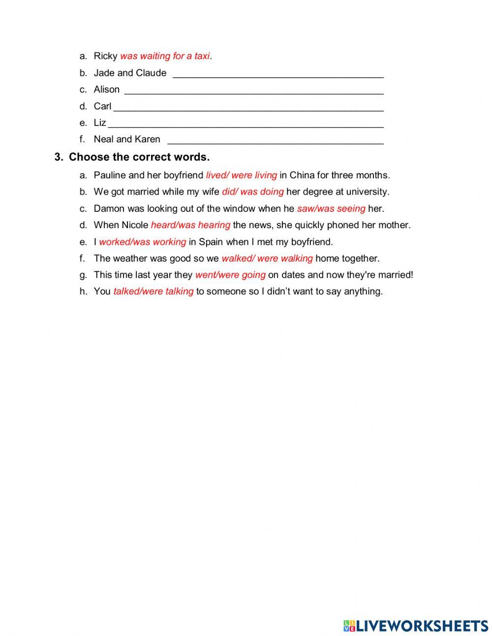 VOCAB AND GRAMMAR REVIEW UNIT 3 First meeting