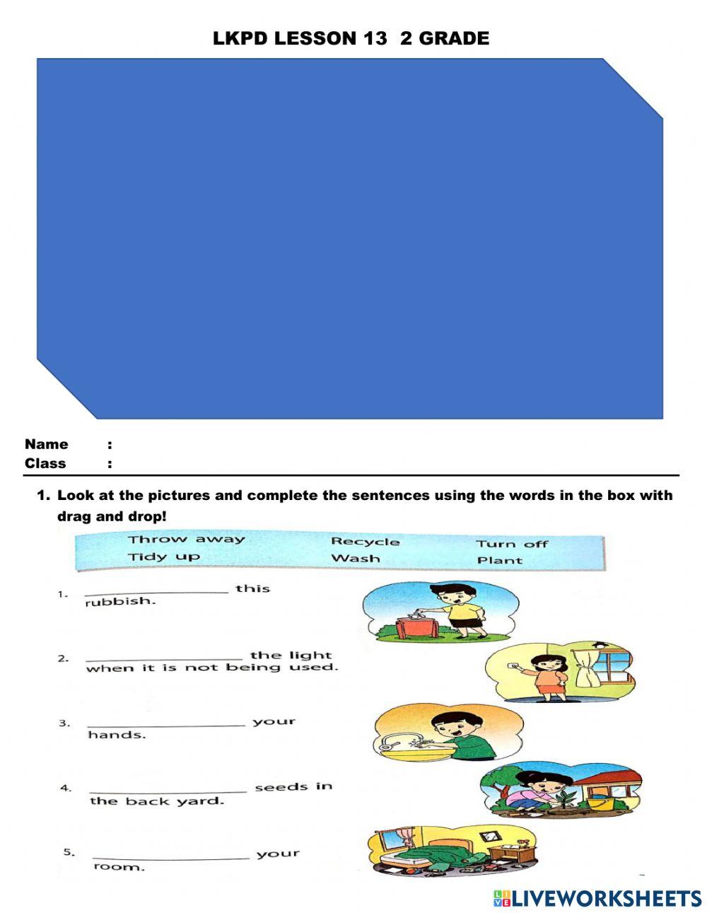Lkpd lesson 13 2 grade
