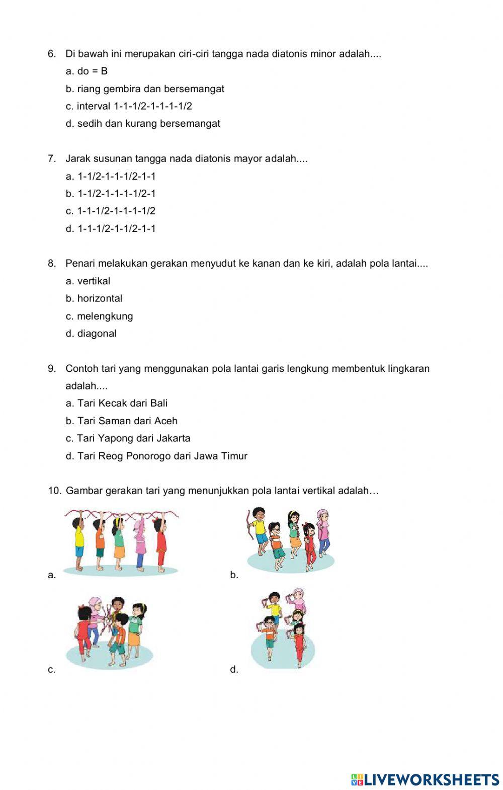 UH SBdP Kelas 5 Tema 7