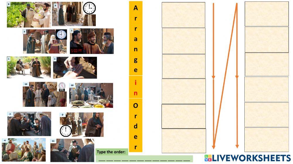 Parable - Workers in the Vineyard