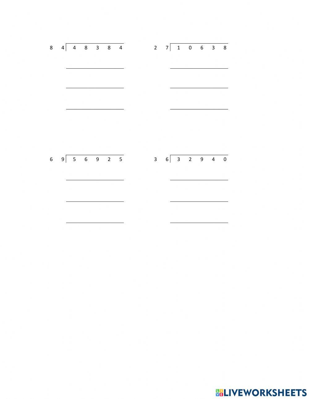 Divisiones página 135