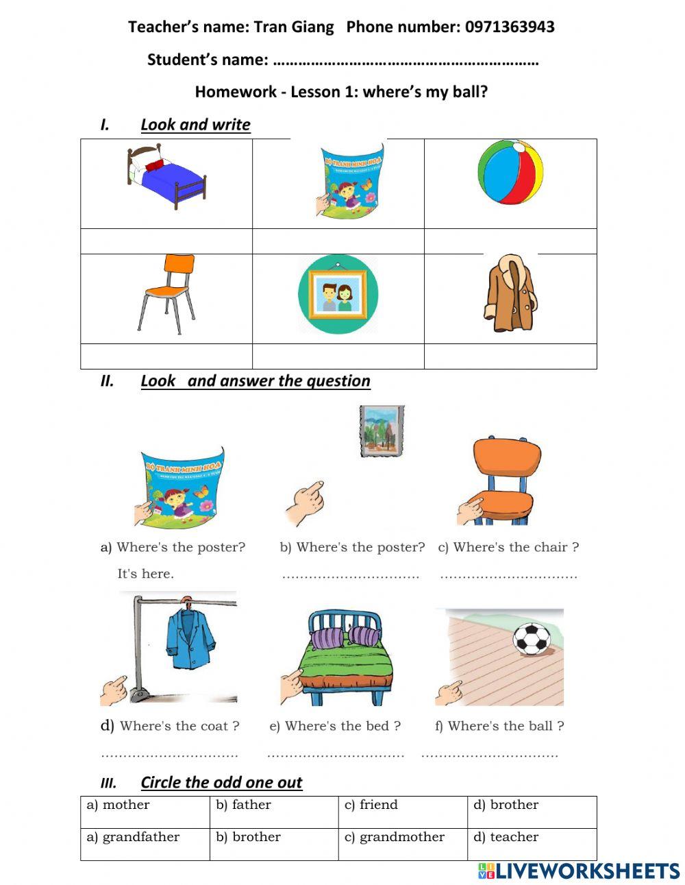 G3.5. where's my ball