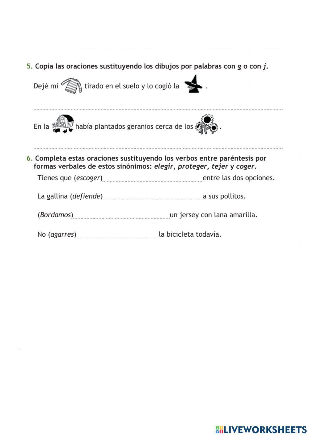 Repasa y comprueba lo aprendido Tema 7. Tercero