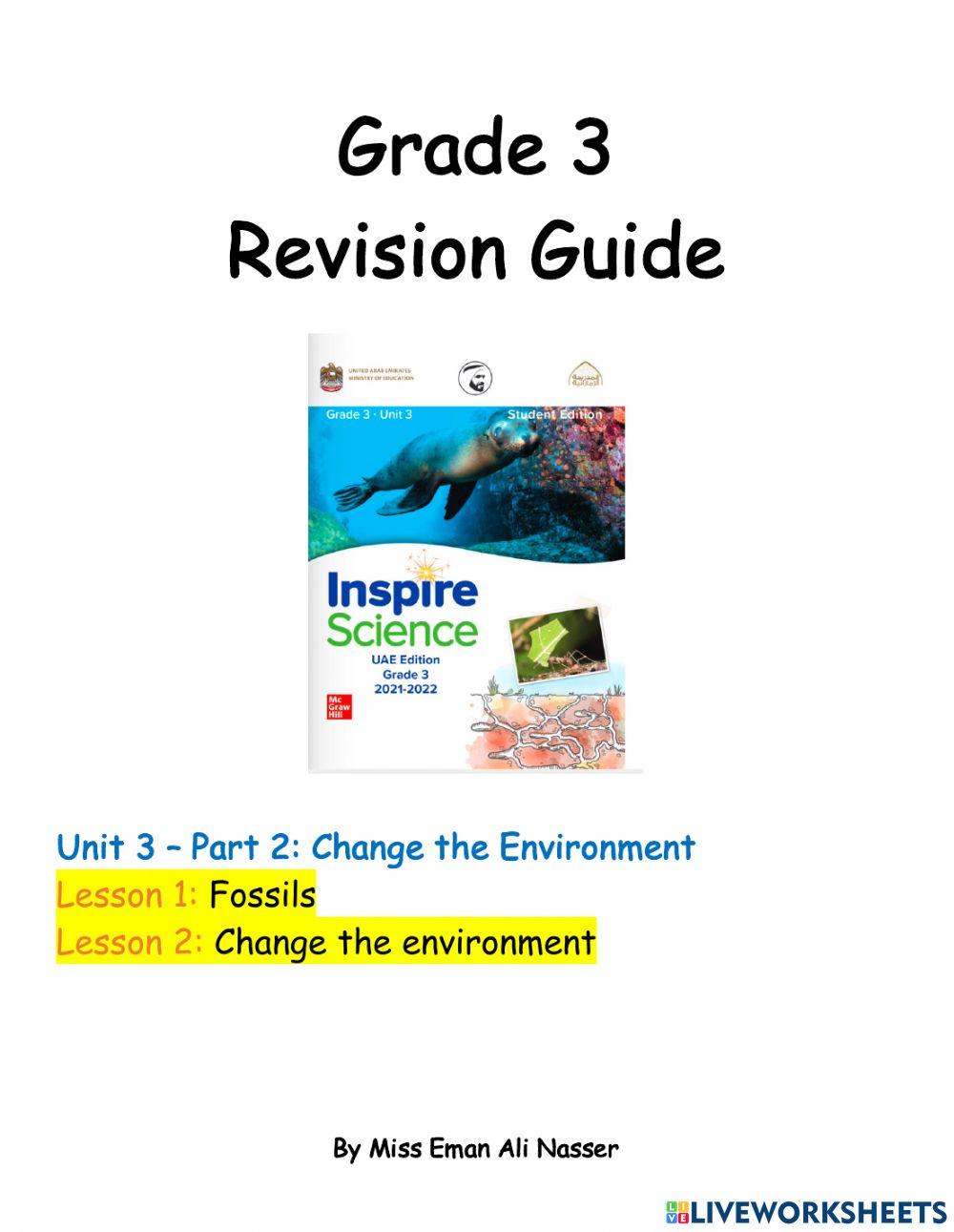 Unit 3 - Revision Part 2