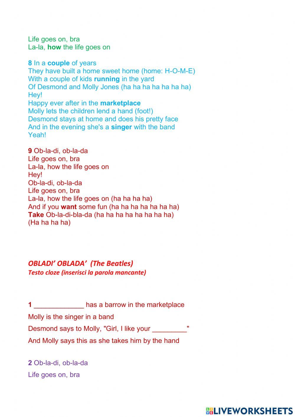 Obladì Obladà (The Beatles)