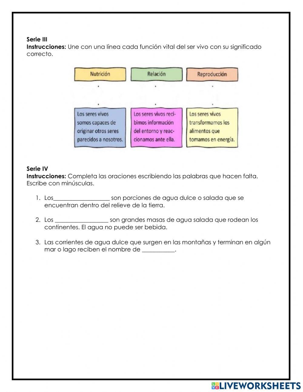 Evaluación bimestral 1