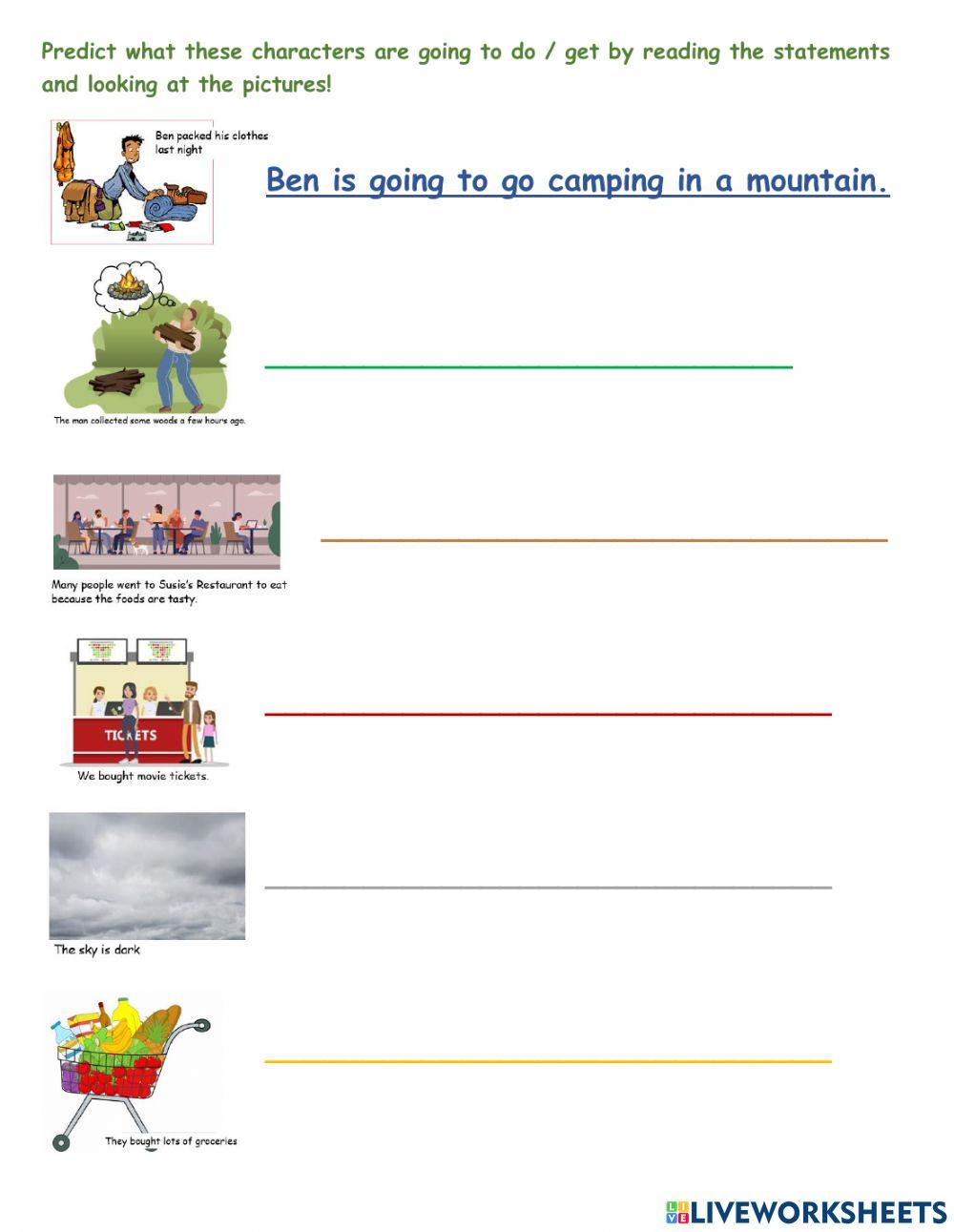 Prediction (be going to)