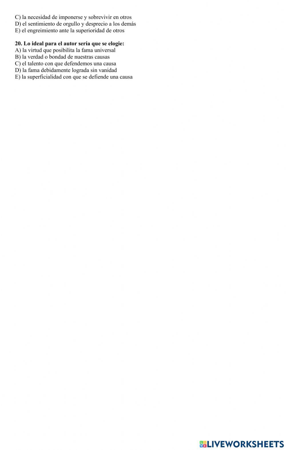 Comprensión lectora 32