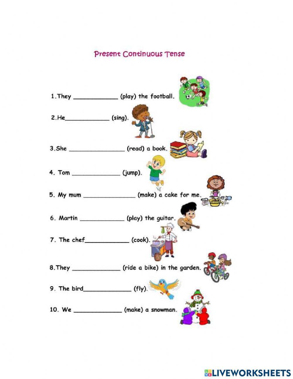 Present Continuous Tense
